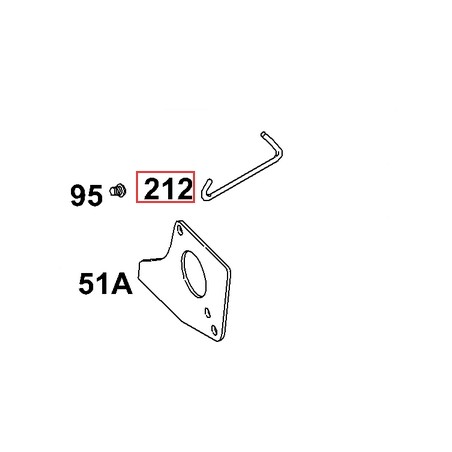 Comando farfalla originale motore rasaerba tagliaerba BRIGGS & STRATTON 691812 | NewgardenParts.com