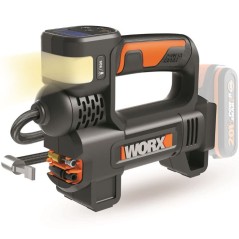 Compressore WORX WX092.9 con luce led 150/300 lumen a batteria 20V 10 bar | NewgardenParts.com