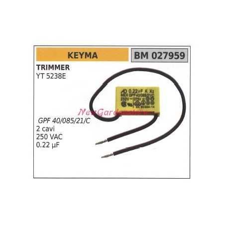 Condensateur KEYMA débroussailleuse YT 5238E 027959 | NewgardenParts.com
