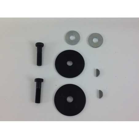 Blade fixing screw kit 2 for lawn tractor CASTELGARDEN GGP STIGA TC102 122 HONDA | NewgardenParts.com