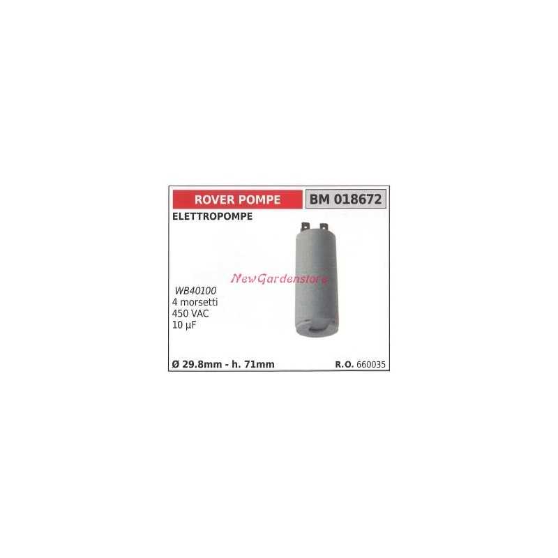 ROVER POMPE electric pump capacitor 018672