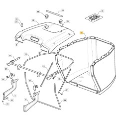 Confezione sacco ORIGINALE STIGA trattorino tagliaerba 1330m - 84mt 182105942/0 | NewgardenParts.com