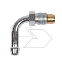 Steel fuel connection for agricultural machine 1/2X20 curved 90°.