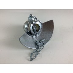 Brush guide cones with chain and snap-on pin for lower hooks Ø 11mm pin | NewgardenParts.com