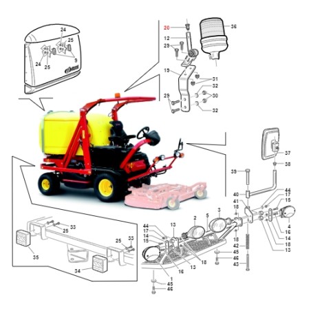 Connettore lampada TURBO1 TURBO2 ORIGINALE GIANNI FERRARI 00.40.00.0155 | NewgardenParts.com