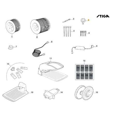 Conectores estación de carga robot 5PZ modelos G300 ORIGINAL STIGA 1127-0005-01 | NewgardenParts.com