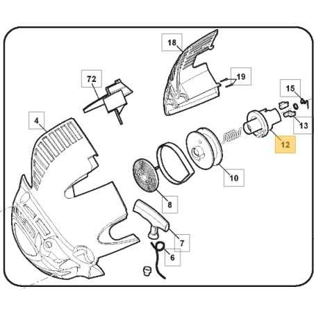 Cone starter blower models ABL27 ABL27V ORIGINAL STIGA 118803061/0 | NewgardenParts.com
