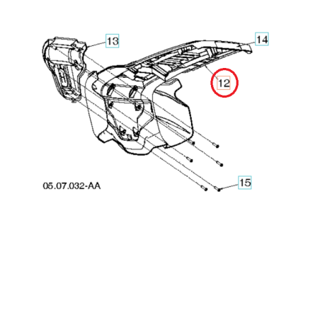 CONSOLE 598803701 ORIGINAL HUSQVARNA | NewgardenParts.com