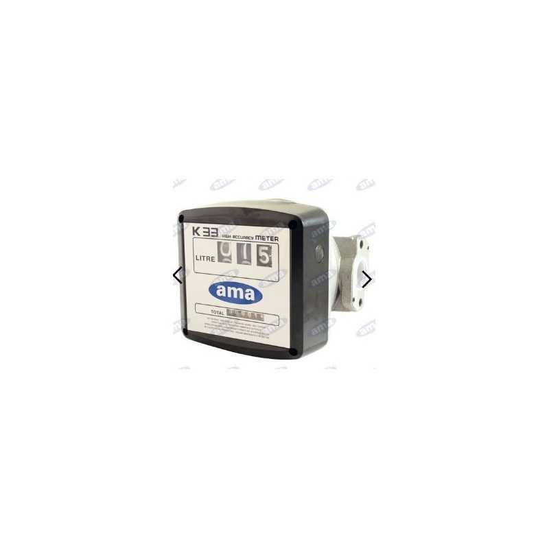 Oil flow meter with 6-digit totaliser UNIVERSAL