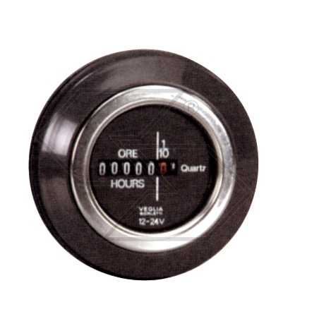 Electronic hour counter 12-24 VOLT extra type with vibration damper NEWGARDENSTORE | NewgardenParts.com