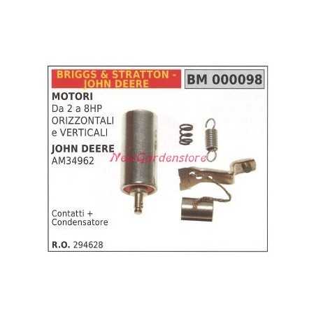 B&S contact + capacitor 000098 294628 | NewgardenParts.com