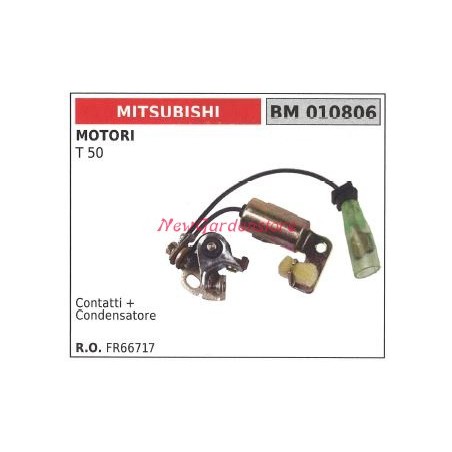 Contatto + condensatore MITSUBISHI decespugliatore T 50 010806 | NewgardenParts.com