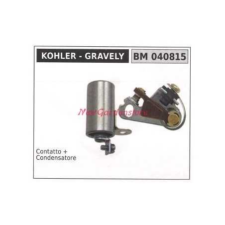 KOHLER lawn mower motor contact + capacitor 040815 | NewgardenParts.com