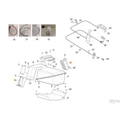 Controller trattorino rasaerba modelli GYRO500e ORIGINALE STIGA 118361054/0 | NewgardenParts.com