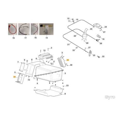 Controlador de tractor de césped GYRO500e ORIGINAL STIGA modelos 118361054/0 | NewgardenParts.com