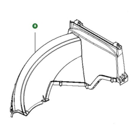 CONVOGLIATORE 501967501 ORIGINALE HUSQVARNA | NewgardenParts.com