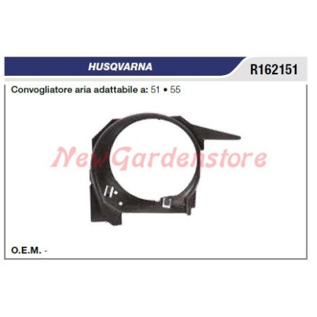 Convogliatore aria Avviamento HUSQVARNA motosega 51 55 R162151 501763003 Compatibile | NewgardenParts.com