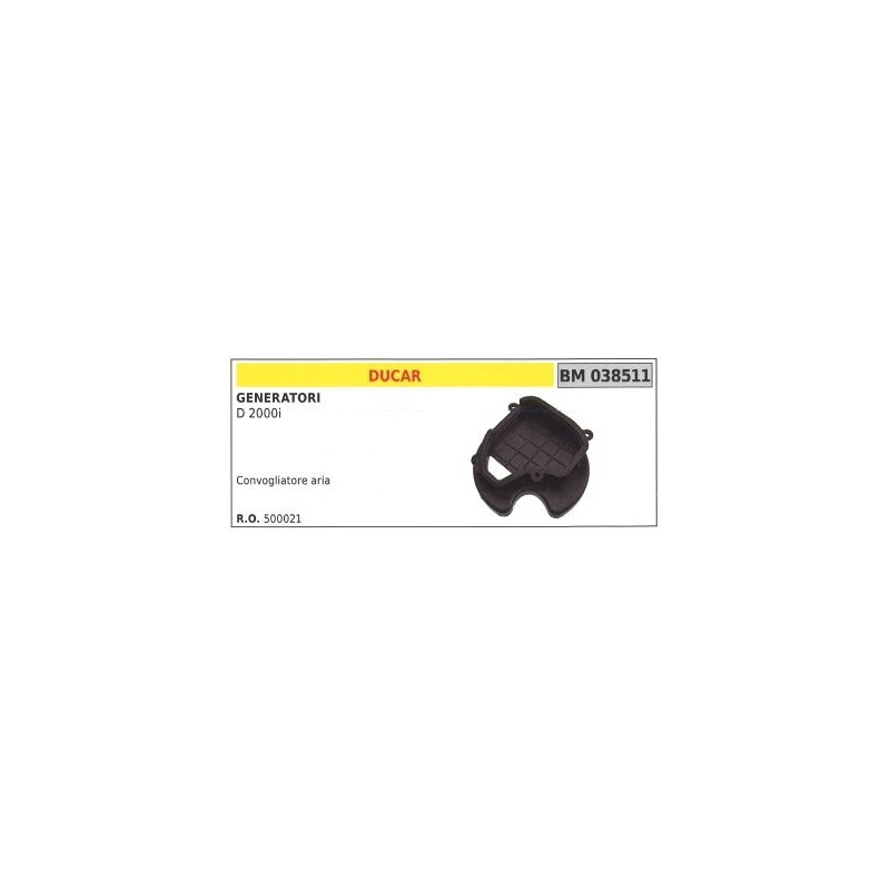 Transportador de aire DUCAR para generador D 2000i