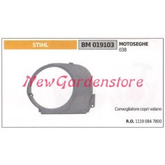 Convogliatore copri volano messa in moto STIHL motore motosega 038 019106 | NewgardenParts.com