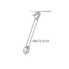 SOLAR-HYBRID-STOSSDÄMPFER 504723101 ORIGINAL HUSQVARNA