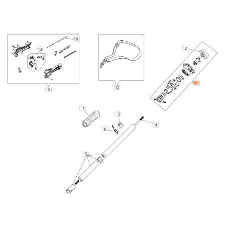 ORIGINAL OLEOMAC desbrozadora podadora PPH 250 BF000033R | NewgardenParts.com