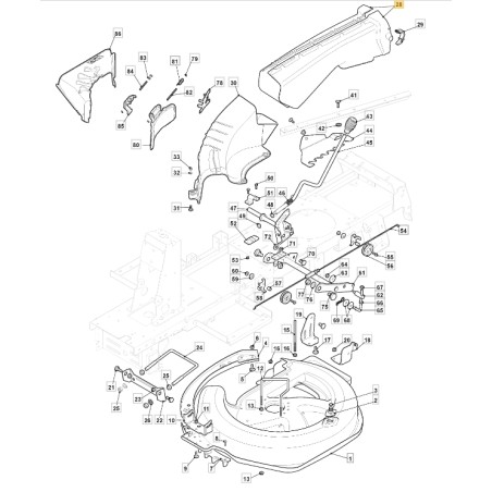 Convogliatore uscita ORIGINALE STIGA trattorino tagliaerba 827h 384108054/0 | NewgardenParts.com