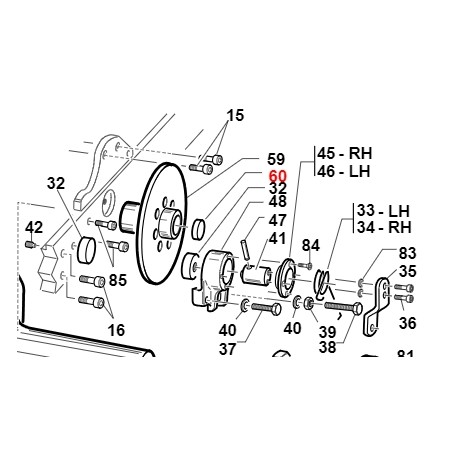 Coperchiella D32-7 TURBO1 TURBO2 ORIGINALE GIANNI FERRARI 00.07.06.0032 | NewgardenParts.com