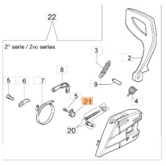 Coperchietto motosega modelli 937 941C GS37 GS371 ORIGINALE EMAK 50170044R | NewgardenParts.com