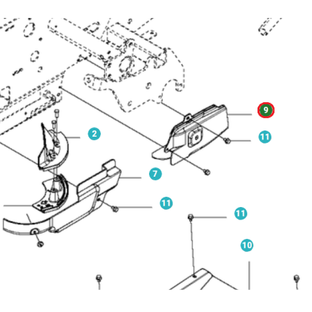 HUSQVARNA ORIGINAL COVER 516018802 | NewgardenParts.com