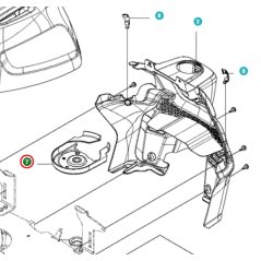 HUSQVARNA ORIGINALABDECKUNG 522508102 | NewgardenParts.com