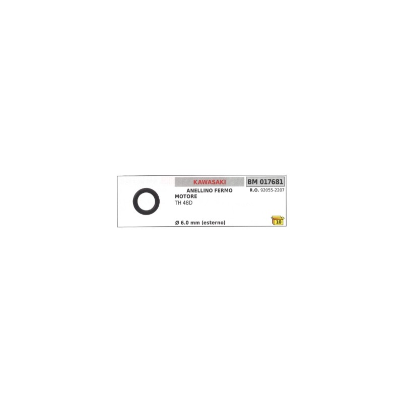Retaining ring KAWASAKI brushcutter TH 48D external Ø  6.00mm 92055-2207