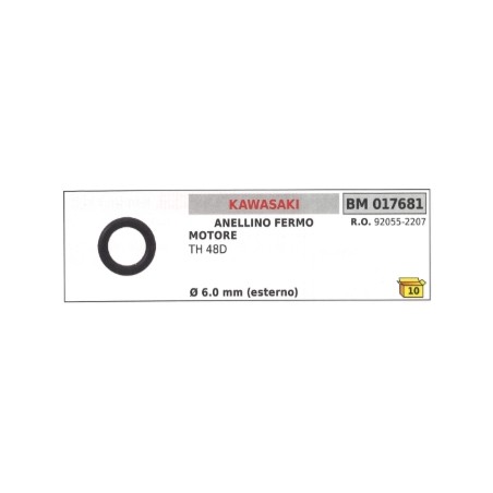 Anellino fermo KAWASAKI decespugliatore TH 48D Ø esterno 6,00mm 92055-2207 | NewgardenParts.com