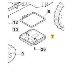 Battery cover ORIGINAL STIGA lawn tractor mower a1500 322110082/0