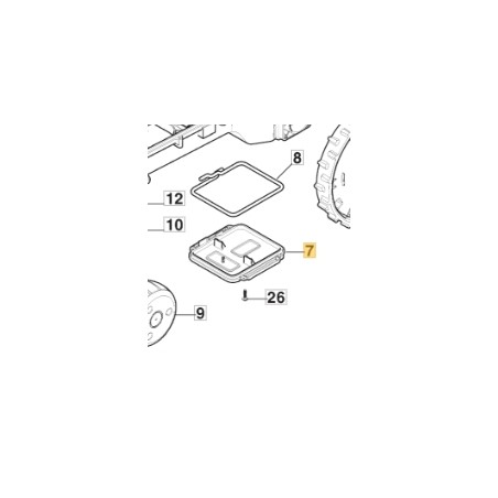 Coperchio batteria ORIGINALE STIGA robot tagliaerba rasaerba a1500 322110082/0 | NewgardenParts.com