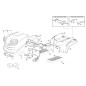 Armaturenbrettabdeckung ORIGINAL STIGA Rasentraktor mower 1330m 325120203/0