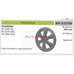 Coperchio esterno Ruota PROGREEN rasaerba tosaerba tagliaerba PG 5380 SQ 035784 | NewgardenParts.com