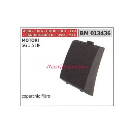 Coperchio filtro aria CINA motore motozappa SG 3.5 HP 013436 | NewgardenParts.com