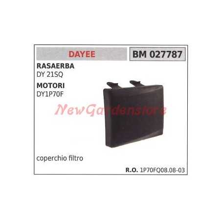Air filter cover DAYEE for lawn mowers DY 21SQ and engines DY1P70F 027787 | NewgardenParts.com