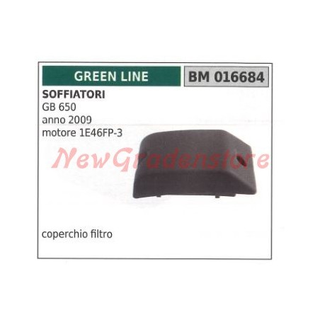 Coperchio filtro aria GREEN LINE soffiatore GB 650 anno 2009 016684 | NewgardenParts.com