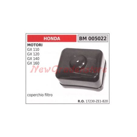 Coperchio filtro aria HONDA motore GX 110 120 140 160 005022 | NewgardenParts.com