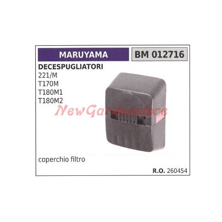 Coperchio filtro aria MARUYAMA decespugliatore 221/M T170M T180M1 T180M2 012716 | NewgardenParts.com