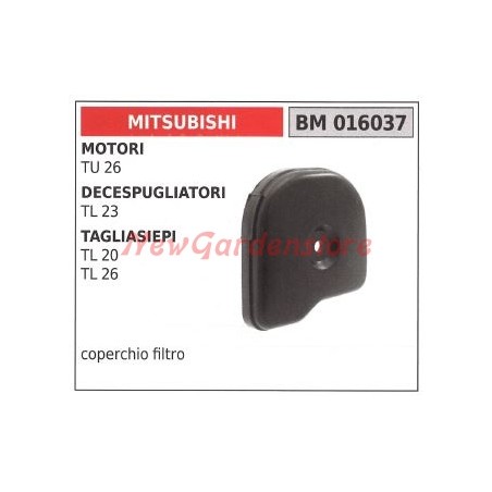 Coperchio filtro aria MITSUBISHI motore 2tempi montato su decespugliatore 016037 | NewgardenParts.com