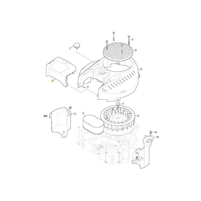 ORIGINAL STIGA Motorluftfilterabdeckung TRE 635V Rasentraktor 118551635/0