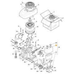 ORIGINAL STIGA Rasenmähertraktor Luftfilterabdeckung 1330m 118551405/0 | NewgardenParts.com