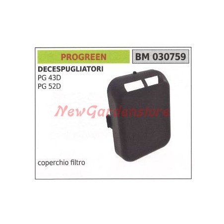 Coperchio filtro aria PROGREEN per decespugliatore PG 43D PG 52D 030759 | NewgardenParts.com