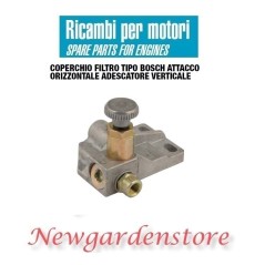 Coperchio filtro BOSCH orizzontale adescatore verticale 11802 filetto M14x1,5 | NewgardenParts.com