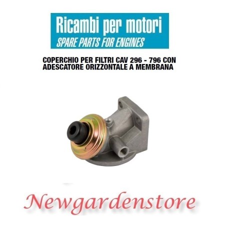 Coperchio filtro CAV 296 796 adescatore orizzontale 12085 M14x1,5 uscita destra | NewgardenParts.com