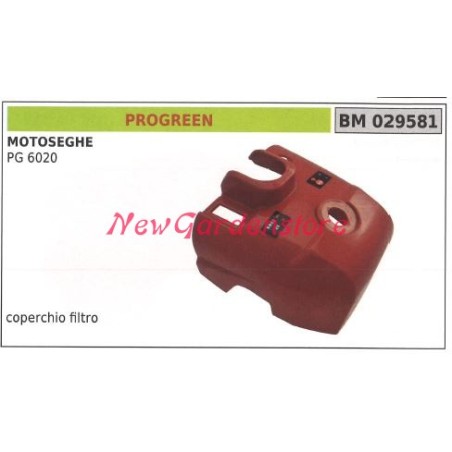 Coperchio filtro motore PROGREEN motore decespugliatore PG 6020 029581 | NewgardenParts.com