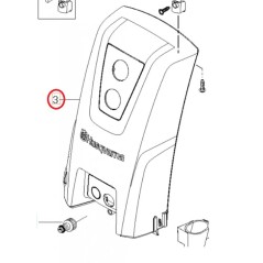 VORDERE ABDECKUNG 593660701 ORIGINAL HUSQVARNA | NewgardenParts.com