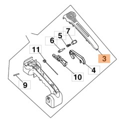 Coperchio impugnatura motosega 932 ORIGINALE OLEOMAC 50030249 | NewgardenParts.com